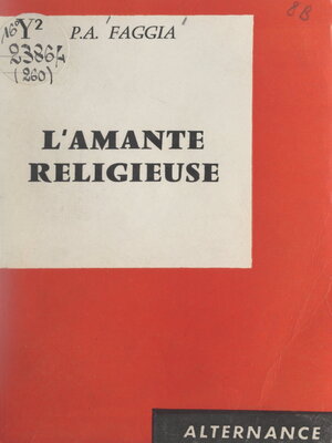 cover image of L'amante religieuse